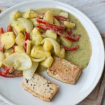 Curry verde si tofu copt