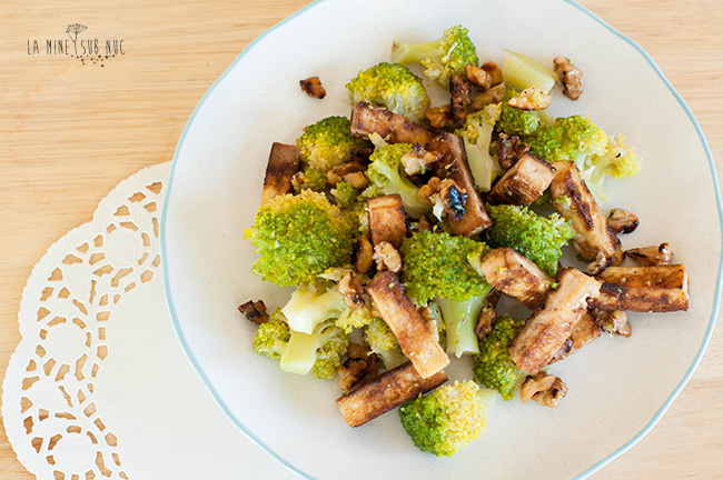 salata de broccoli cu tofu brocoli de post salata de iarna