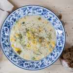 Supa americana de porumb (Corn chowder)